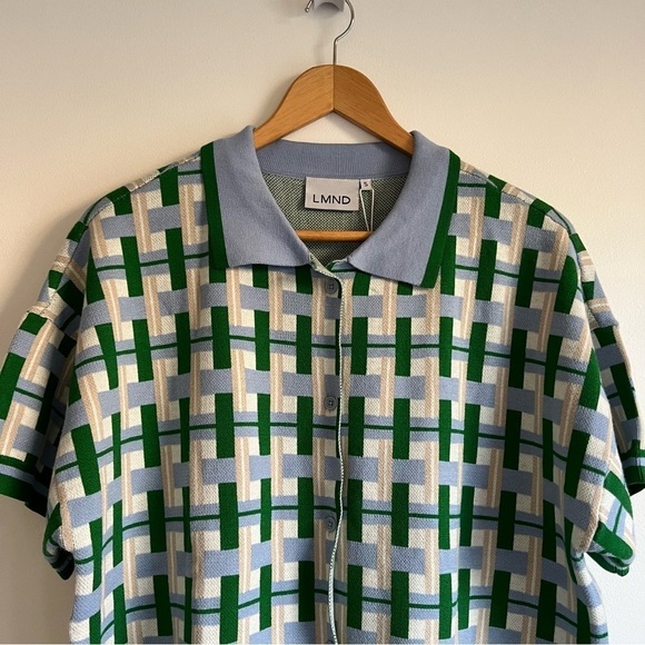 LMND Cala Short Sleeve Shirt in Geo - Picture 6 of 16